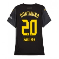 Billiga Borussia Dortmund Marcel Sabitzer #20 Borta fotbollskläder Dam 2024-25 Kortärmad